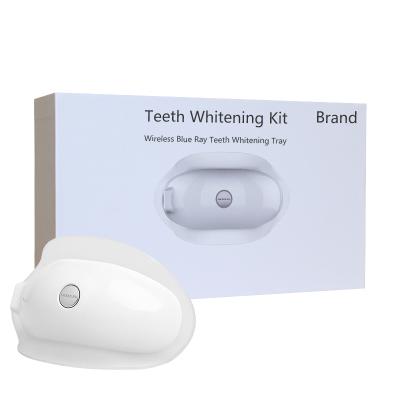 China Best Portable / RADIO V-WHITE Led Teeth Whitening Logo Label Private Home Use Tooth Bleaching Gels Trays Whitening Kits for sale