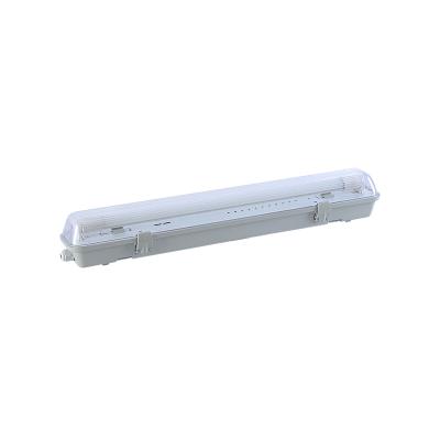 China Office Food Factory IP65 Tri Proof Light Fixtures Fitting Waterproof Led Tube Lighting for sale