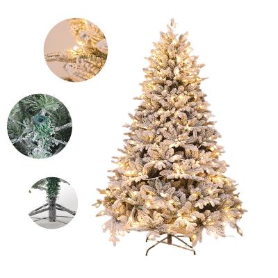 China 9 Foot Plastic Cashmere Collapsible Pop Up Green Foam Christmas Tree Christmas Decoration Supplies for sale