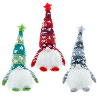 China Chirstmas Decor Christmas Decoration Supplies Plush Gnome 2022 With LED Light Christmas Gnome Ornaments for sale