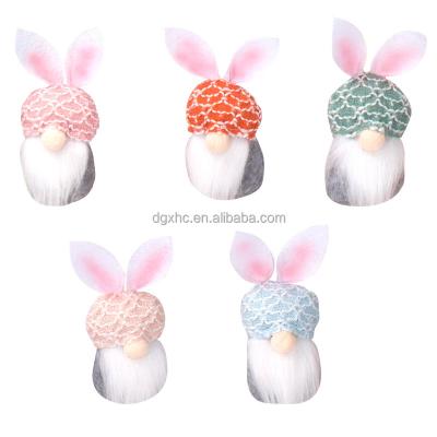 China Festival Decoration 2022 New Easter Decoration Rudolph Dwarf Venue Pendant Layout Props Easter Bunny for sale