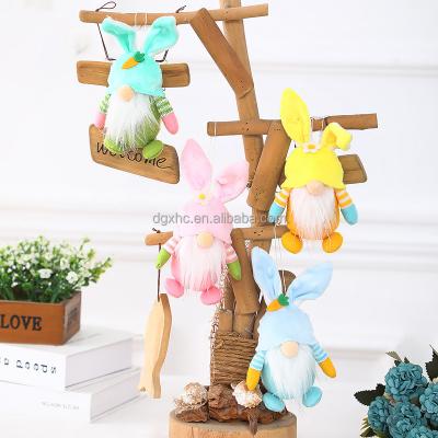 China Festival Decoration 2022 New Products Easter Ornament Pendant Home Decoration Supplies Bunny Gnome Doll Elf Doll for sale