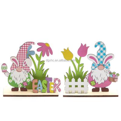 China Festival Decoration Easter Decoration Supplies Painted Letters Rabbit Handmade Ornaments Home Decoration Props Gifts Open Ornaments for sale