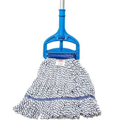 China Durable Household Microfiber Broom Cotton Broom Cotton Handle Flat Magic Aluminum Floor Yarn Cleaning Mop Easy Cleaning Mop for sale