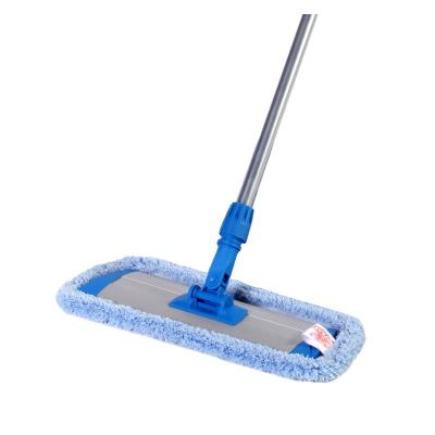 China Sustainable High Quality Hotel Lobby Hospital Toilet Shaped Dust Microfiber Floor Flat Mop for sale