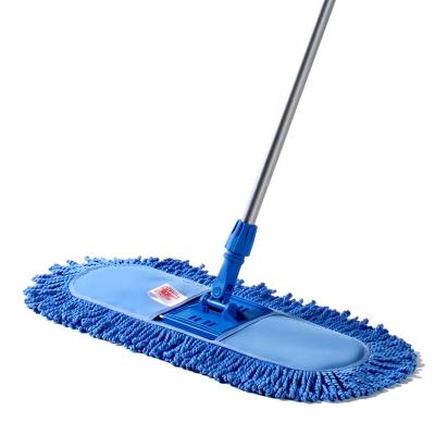 China Sustainable Industrial Household Floor Cleaning Broom Magic Cotton Dust Mop Indoor Flat Mop For Hotel/Hospital for sale