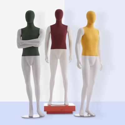 China Plus size body shop high quality fashion male full body colored velvet cheap and cheap mannequin for sale