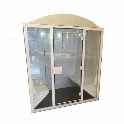 China Computer Control Panel Acrylic 4 Person Spa Sauna Steam Wet Shower Rooms for sale