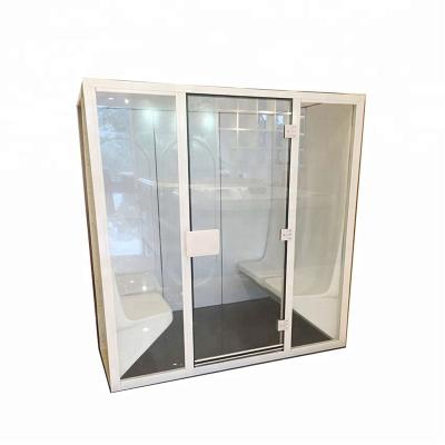 China Computer Control Panel Sauna Acrylic Steam Shower Computer Controlled Wet Room for sale