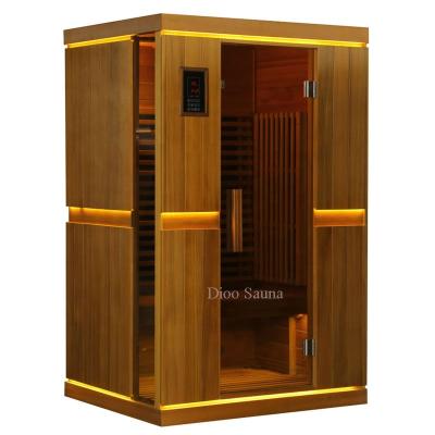 China Vitality Computer Control Panel 2019 News Full Spectrum Portable 2 Person Sauna Room Infrared Mini Sauna Rooms for sale