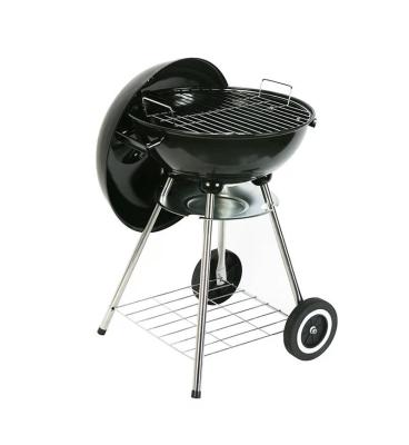 China Easily Assembled Popular Design Round Shape Apple Type Cart Charcoal Barbecue Grill For Outdoor Garden Use for sale