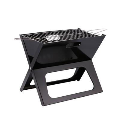 China Easily Assembled High Quality Easy Cleaning X Shape Folding Outdoor Camping Charcoal BBQ Grill for sale