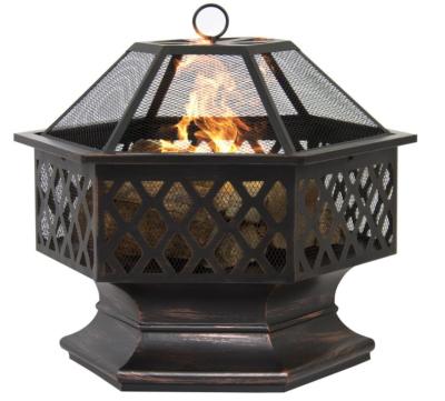 China Wholesale Custom Firepits Square Patio Metal Stocked Wood Burning Cast Iron Corten Steel Outdoor Portable Fire Pits Camping Outdoor Garden for sale