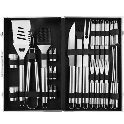 China Korean Wholesale Heavy Duty Easily Cleaned BBQ Grill Accessories Tool Kit 18pcs BBQ Grill Tool Kit Stainless Steel for sale