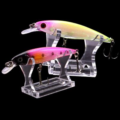 China Custom Clear Acrylic One-stop Service Fishing Lure Display Stand Holder Fishing Lures For Fishing Store for sale