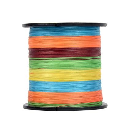 China 8 Wholesale High Strength Eight-Strand Braided Line PE Braided Sturdy Line Original Sea Fishing Horse Fishing Silk Line for sale