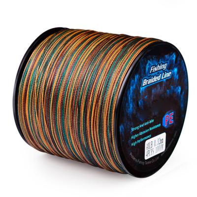 China High strength fishing line pe braided line 8 strands fishing 40lb-300lb braid line 300m&500m&1000m fishing line for sale