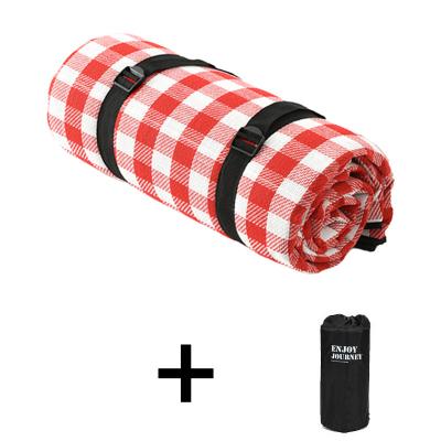 China Large Waterproof Compact Portable Beach Mat Camping Rug Family Travel Picnic Blanket Folding Waterproof Camping Mat for sale