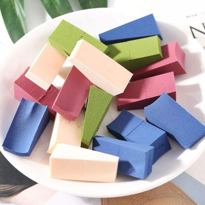 China 24pcs Makeup Latex Free Foam Wedges Non-Latex Hydrophilic Cosmetics Cheapest Prices Disposable Triangle Wedge Makeup Sponge for sale