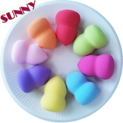 China In Stock 2020 Wholesale Cosmetic Accessories In Stock Cheap Squash / Waterdrop SBR Latex Makeup Sponges Egg Shaped for sale