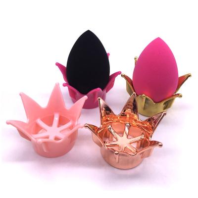 China Makeup Sponge Holder Marble Beauty Makeup Blender Plastic Holder For Regular Makeup Sponge for sale