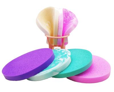 China Reuseable Hot Sale Non-latax Eco-friendly Cosmetic Facial Cleansing Sponge In 2020 for sale