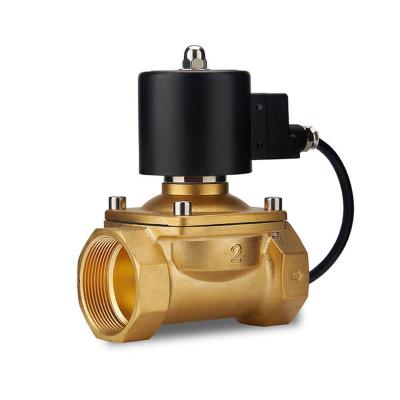 China DC12V 24V AC110V 220V Two Way Explosion Proof Solenoid Valve General Electric Normally Closed Gas Oil Brass Liquid Control Water Valve for sale