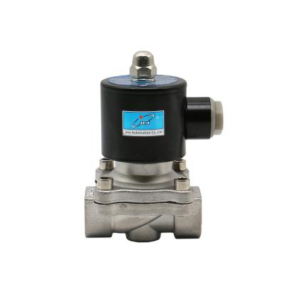 China 2S160-15 DC12V AC220V Stainless Steel Water Gas Solenoid Valve General Direct Acting 2/2 Way Normal Closed Mini Solenoid Valve for sale