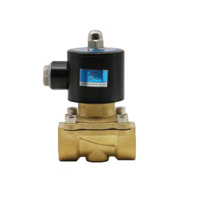 China General Electric Water Brass Direct Acting Solenoid Valve 2/2 Way 2W200-20 G3/4 24v Valvula Solenoide for sale