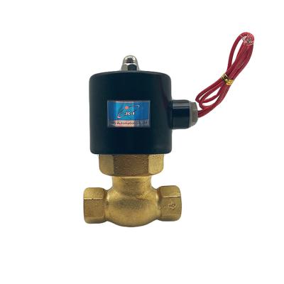 China General US-15 Series AC220V Pilot Operated Water Steam Solenoid Valve Brass Normally Closed Valve 2/2 Way 2L for sale