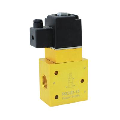 China 2/3 Way Type 40bar AC220V DC24VBlowing General Machine High Pressure Inner Pilot Solenoid Valve For 4Mpa for sale