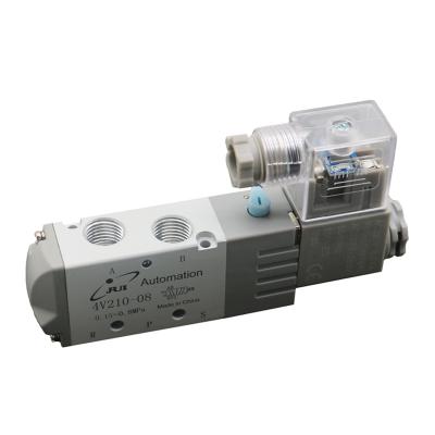 China First piece 4V210-08 G1/4 dc air valve way control pneumatic solenoid valve general 5/2 24v special port for sale