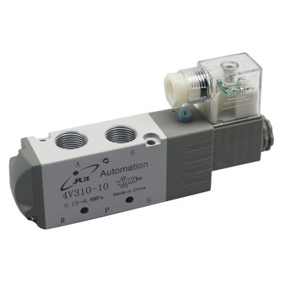 China 4V310-10 5/2 Way General Electric Coil Air Control Pneumatic Solenoid Valve 12V 220V for sale