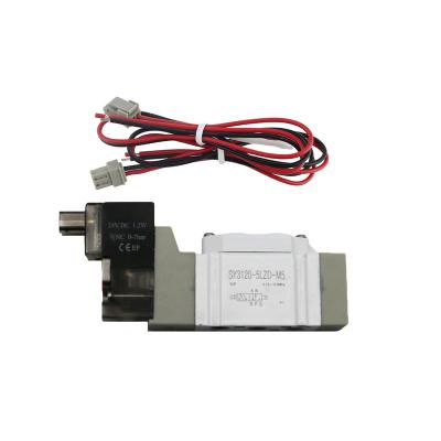 China General Wholesale Internal Type DC12V Pilot Solenoid Valve SY3120-5LZD-M5 SMC Pneumatic Electric Air Control Solenoid Valve for sale