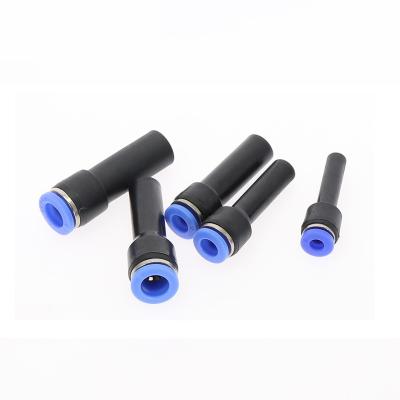 China Nylon (PA) PGJ Series One Touch Plastic Push In Quick Coupling Straight Tube Fittings Hose Air Pneumatic Tube Connector for sale