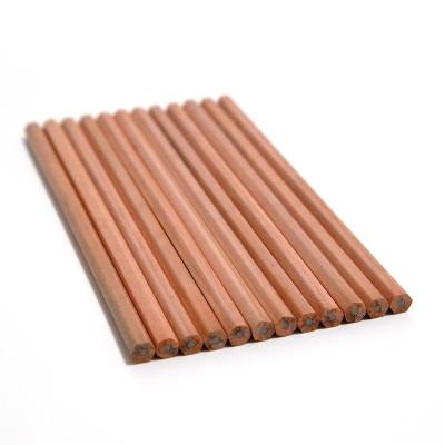 China office & Cheap Wholesale Bulk School Pencil Hexagonal Custom HB Or Nature Triangle Wood Pencil For Kids for sale