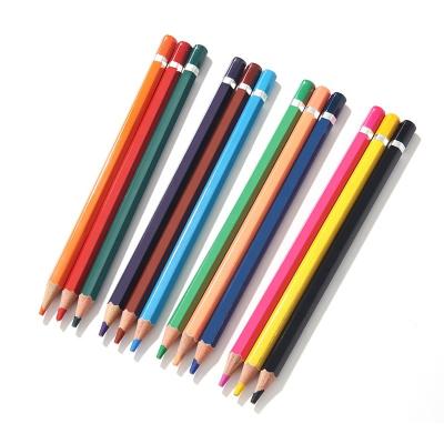 China Student Drawing Pencil High Quality 7 Inch 12 Pcs Colored Pencil Set Wooden Pencil For Kids With Your Logo for sale