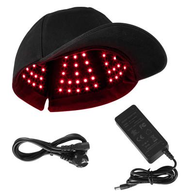 China Kinree Loss Prevention Led Infrared Red Light Therapy For Hair Regrowth 630nm 850nm 940nm Headache Relief Black Hat for sale