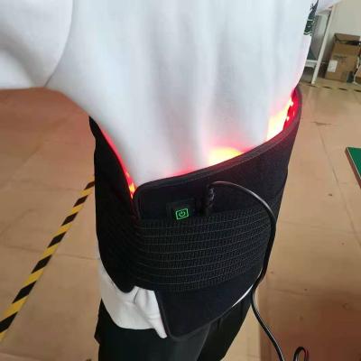 China Home Physiotherapy Treatments Use Infrared Full Body Weight Loss Light Belt Use 660nm 850nm Belt Led Red Light Therapy Wrap for sale