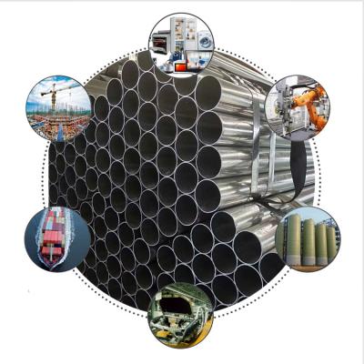 China Pipe Liquid Galvan Steel Round Tube Pipe Carbon Steel ERW Welded Black Iron Round Pipe for sale