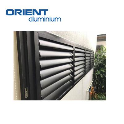 China Modern Low Budget Louver Windows Blade Window Awnings In Sale Aluminum Louvre Price for sale