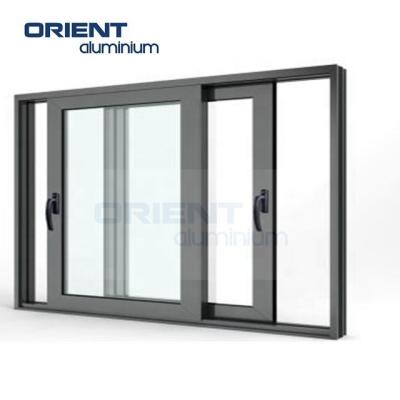 China Wholesale Glass Aluminum Frame Double Glazing Aluminum Window Curtains Magnetic Screen Curtains Window Aluminum Frame Windows for sale