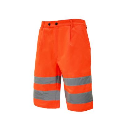 China Men's FR/waterproof/windproof Hi Vis Work Shorts Orange High work wear cargo pants viz, PTFE/PU waterproof pants for sale