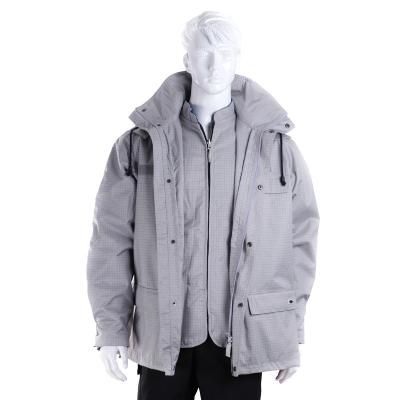 China Power Plant Customized 300D Waterproof Oxford Anti Static 3 In 1 Man Work Jacket for sale