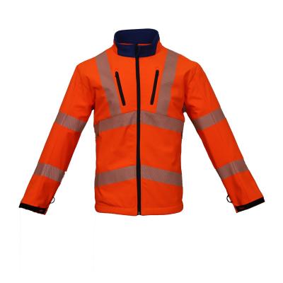 China Customized Reflective High Strength Fleece Wind Proof Anti-pilling Breathable Reflective Jacket for sale