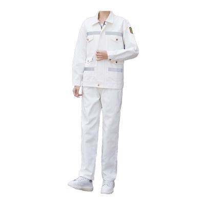 China Wholesale White Fire Resistant Suit Uniform High Quality Poly-cotton Safety FRP Suit for sale