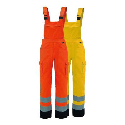 China Water Proof Customized Workwear Uniform Tape Hi Visibility Waterproof Reflective Bib Pants for sale