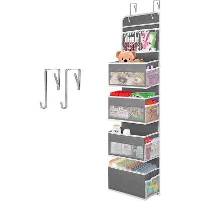 China Viable Finished Door Hanging Organizer with 4 Large Capacity Pockets and 4 Side Pockets and 2 Small Nursery Pockets for sale