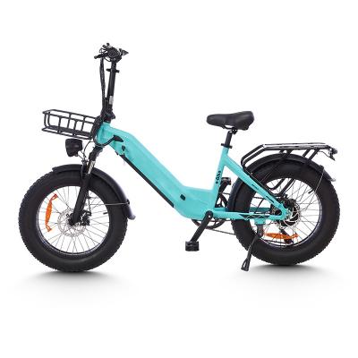 China Aluminum Alloy High Quality Electric City Bike Hybrid Dirt Electric Mountain Bicycle 48V 500W Fat Tire Electric Bike Adult E Bike for sale