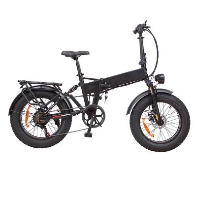 China Aluminum Alloy Dropshipping 48V 500W Electric Folding Bike EU Stock Fat Tire Electric Bicycle E Dirt Bike for Adults for sale